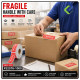 1" x 3" Fragile Warning Label Stickers (1000pcs) - High Quality & Durable