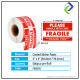 Fragile Warning Label Stickers 2" x 3" (500pcs) for Safe Shipping
