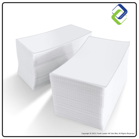 Folding Thermal Label Paper Sticker 100mm x 150mm, 5000pcs