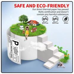 Premium 100mm x 150mm Thermal Label Sticker Roll - Pack of 350