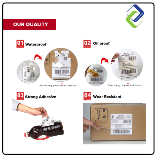 Premium 100mm x 150mm Thermal Label Sticker Roll - Pack of 350