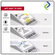 Premium 100mm x 150mm Thermal Label Sticker Roll - Pack of 350