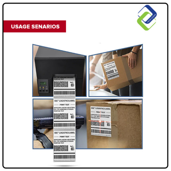 Premium 100mm x 150mm Thermal Label Sticker Roll - Pack of 350