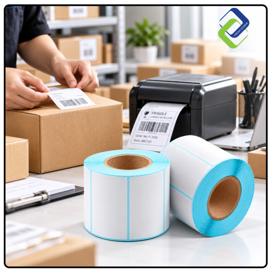 Thermal Label Paper Roll 40mm x 20mm – 1,200 Labels