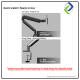 SpaceSaver Gas Spring Monitor Arm for 13–32 Inch Screens – Fully Adjustable Desk Mount