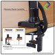 Single Monitor Mount with Gas Spring – Fully Adjustable Desk Arm for 17–30" Screens