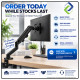 Single Monitor Mount with Gas Spring – Fully Adjustable Desk Arm for 17–30" Screens