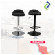Modern PU Leather Bar Stool with Footrest | Silver Modern PU Leather Bar Stool with Footrest | Silver
