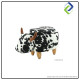 Kids' Cartoon Cow Footrest Stool with Storage - Solid Wood Design