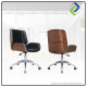 High-End Medium Back Office Chair: Luxury Leather Ergonomics