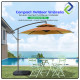 Large 2.7m Outdoor Patio Umbrella with Heavy 65kg Base – Durable Steel Frame for Garden, Balcony & Café Shade