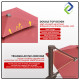 Standard 2.5m Outdoor Roman Umbrella + 165kg Water Tank Base