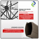 Standard 2.5m Outdoor Roman Umbrella + 165kg Water Tank Base