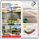 Premium 3 Meter Outdoor Patio Umbrella with Solar Lights – Windproof Double-Top Design for Backyard & Café