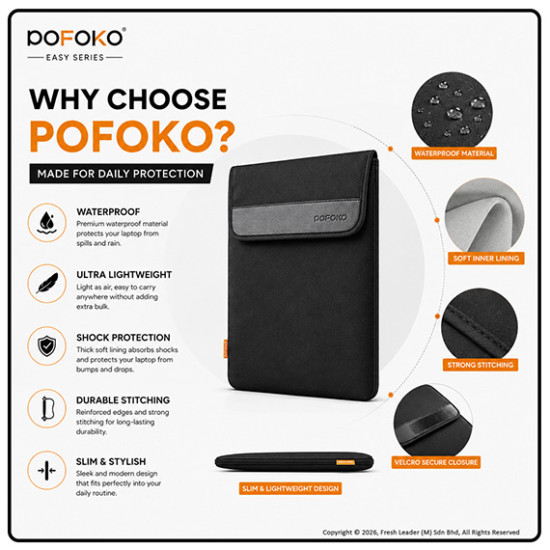 Maximize Protection and Style with POFOKO Easy Series Laptop Sleeve: A Complete Guide