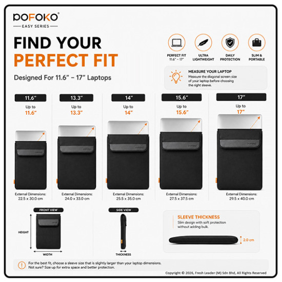 Maximize Protection and Style with POFOKO Easy Series Laptop Sleeve: A Complete Guide