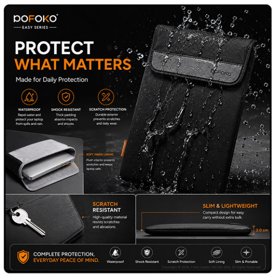 Maximize Protection and Style with POFOKO Easy Series Laptop Sleeve: A Complete Guide