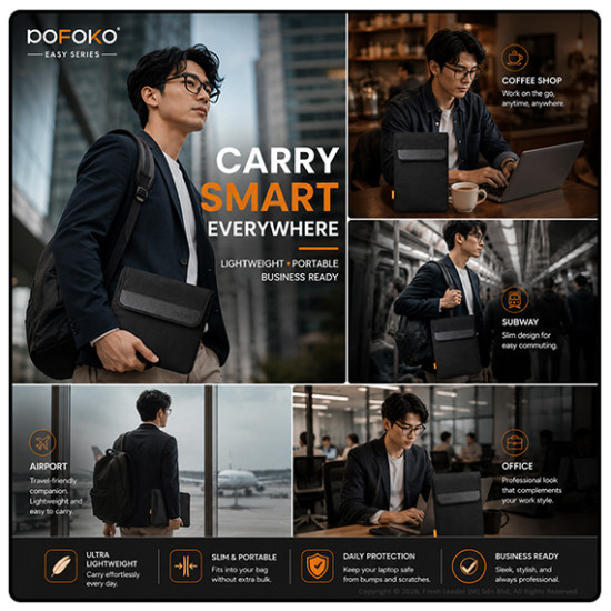 Maximize Protection and Style with POFOKO Easy Series Laptop Sleeve: A Complete Guide