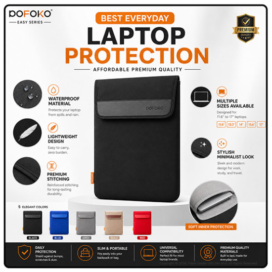 Maximize Protection and Style with POFOKO Easy Series Laptop Sleeve: A Complete Guide