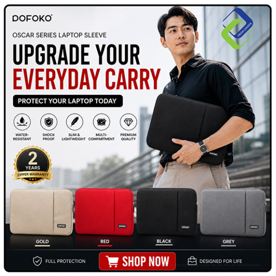 POFOKO Oscar Laptop Sleeve 13–15.6 Inch Shockproof Case