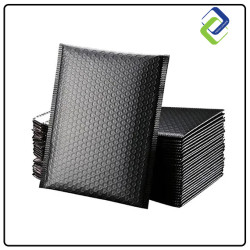 Black Bubble Wrap Envelope 13x22cm – Secure Self-Adhesive Mailing Bag for Safe Packaging