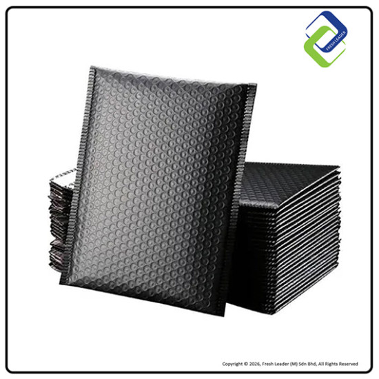 Black Bubble Wrap Envelope 38x52cm – Self-Adhesive Mailing Bag