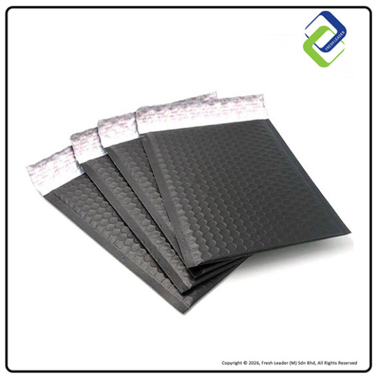 Black Bubble Wrap Envelope 38x52cm – Self-Adhesive Mailing Bag