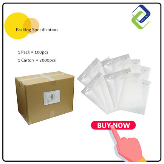 Consignment Note Pocket for Flyers A6 size (100pcs/pack) Consignment Note Pocket for Flyers A6 size (100pcs/pack)