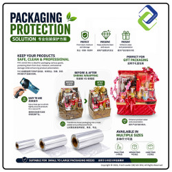 PVC Shrink Film for Packaging 16cm Width x 10m
