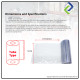 PVC Shrink Film for Packaging 16cm Width x 10m PVC Shrink Film for Packaging 16cm Width x 10m