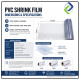 PVC Shrink Film for Packaging 50cm Width x 10m