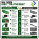 Heavy-Duty PET Polyester Strapping Band 16mm x 0.8mm | 400kg Strength