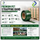 Premium PET Polyester Strapping Band 16mm x 0.8mm 520KG