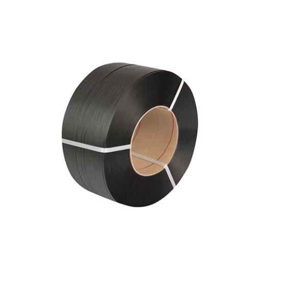 Durable 12mm × 0.8mm × 1580m Black PP Strapping – Industrial Plastic Band, 80kg Load Capacity