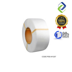White PP Strapping Band 12mm x 0.7mm x 1800m – Eco-Friendly Packaging Strap for Cartons & Logistics
