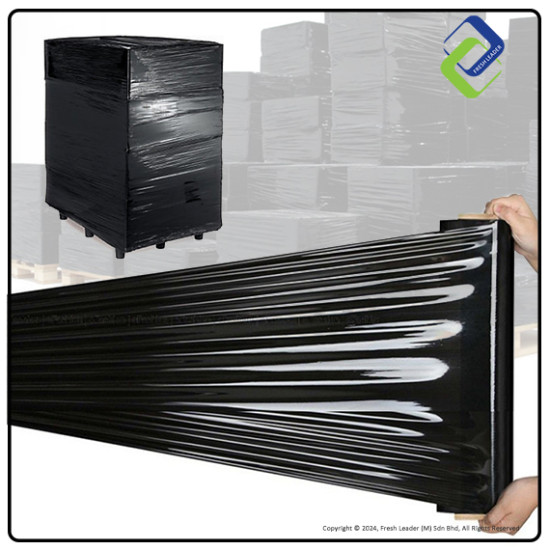 Black Stretch Film 250mm – Durable Plastic Wrapping Roll for Secure Packaging Black Stretch Film 250mm – Durable Plastic Wrapping Roll for Secure Packaging
