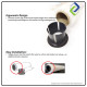Stretch Film Handle Cap for Smooth Wrapping – Lightweight and Ergonomic Design