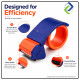 Smooth Operation: 48mm Plastic Roller Tape Dispenser for Quick Taping