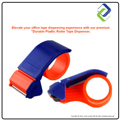 Smooth Operation: 48mm Plastic Roller Tape Dispenser for Quick Taping