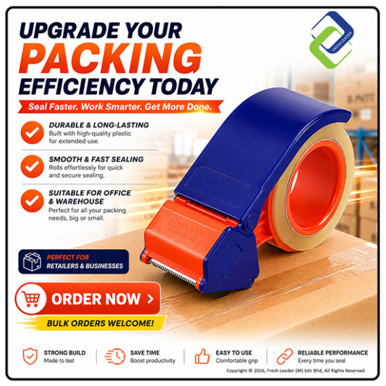 Wholesale 60mm Tape Dispenser Malaysia | Bulk Available