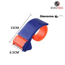 Plastic Roller Tape Dispenser, 60mm