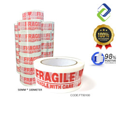 Heavy Duty Adhesive Fragile OPP Packing Tape 50mm x 100meter