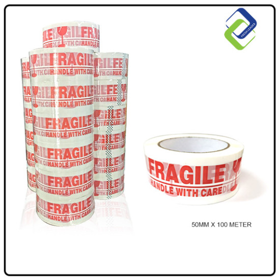 Heavy Duty Adhesive Fragile OPP Packing Tape 48mm x 100meter Heavy Duty Adhesive Fragile OPP Packing Tape 48mm x 100meter