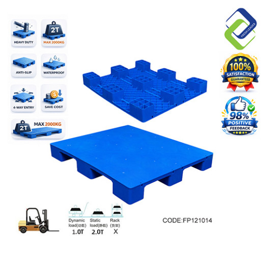 Industrial HD Plastic Pallet 2T 1200×1000 | Fresh Leader