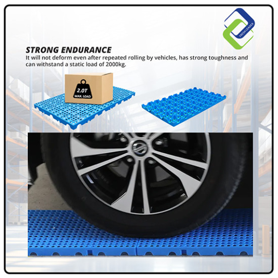 Heavy-Duty Square Mesh Pallet Board 30x30x5cm – Moisture-Proof & Durable Flooring Solution