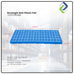 Heavy-Duty Rectangle Mesh Moisture-Proof Board 1m x 0.6m – Durable & Waterproof Panel