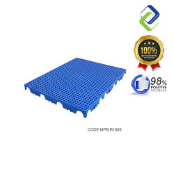 Heavy-Duty Round Mesh Moisture-Proof Pallet Tray Board – 1m x 0.6m | Fresh Leader