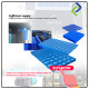 Heavy-Duty Square Mesh Pallet Board 30x30x2.5cm – Moisture-Proof & Durable Flooring Solution