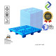 Durable Blue Plastic Pallet 1m x 0.8m – Nine-Leg Heavy-Duty Grid for Warehouse and Storage Durable Blue Plastic Pallet 1m x 0.8m – Nine-Leg Heavy-Duty Grid for Warehouse and Storage