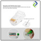 PowerSync RJ45 Transparent Crystal Head 20PCS/Pack – 24K Gold-Plated Connectors for Stable Network Transmission PowerSync RJ45 Transparent Crystal Head 20PCS/Pack – 24K Gold-Plated Connectors for Stable Network Transmission